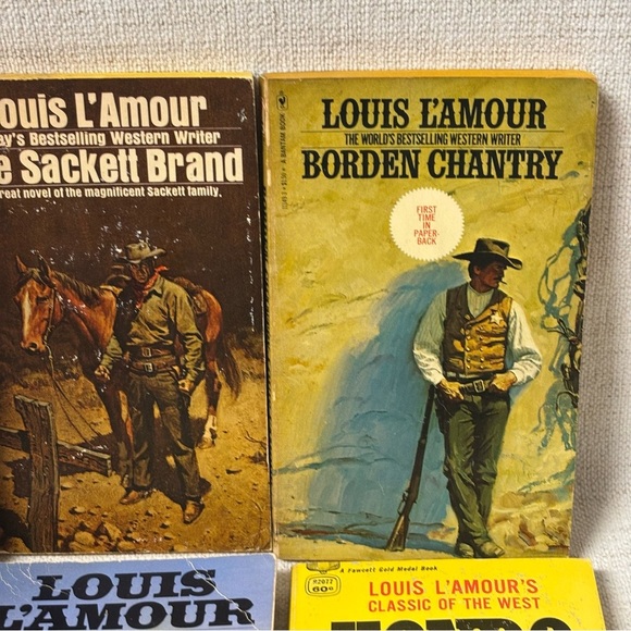Lot of 6 Vintage Louis L'AmourPaperback Books - Picture 3 of 6